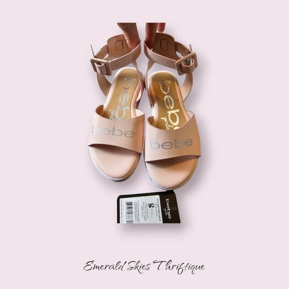 Bebe‎ girls sandals, nwt